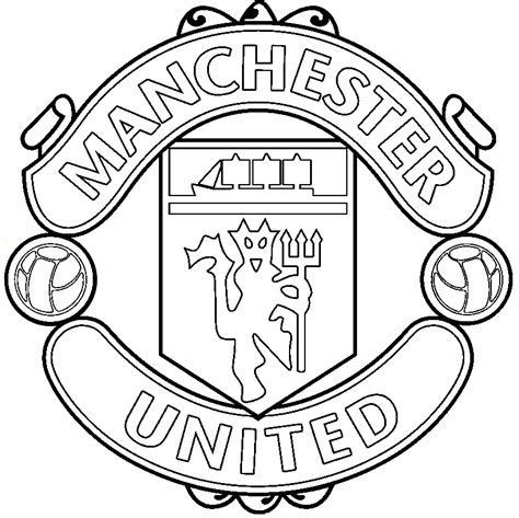 manchester united colouring pictures